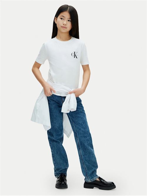 chest mono logo ss t-shirt CALVIN KLEIN JEANS | LV1CKSJA32YAF